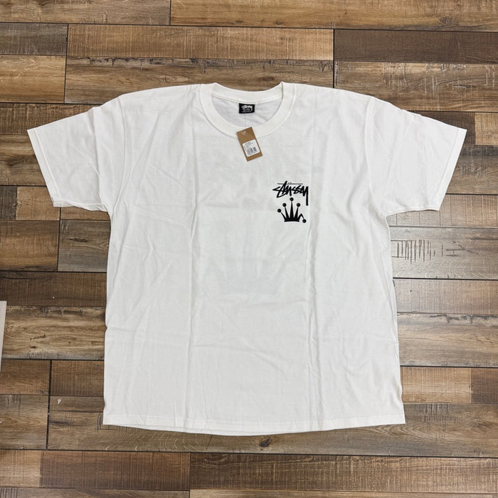 Stussy Stock Crown Tee White