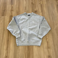 Stussy Stock Logo Crew Sweatshirt Grey Heather
