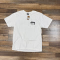 Stussy Stock Los Angeles Tee White