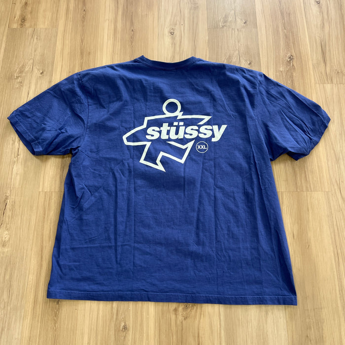 Stüssy Surf Man Tee Pigment Dyed Indigo