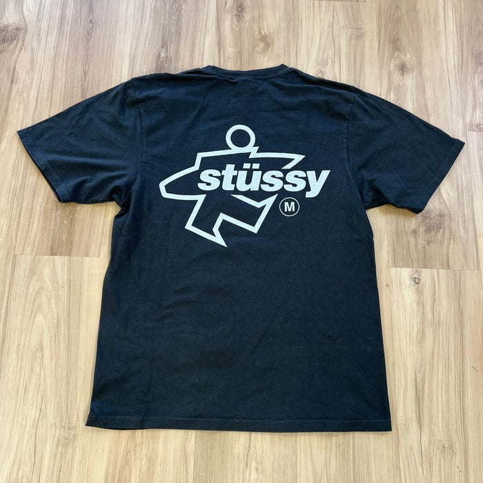 Stussy Surf Size Pigment Dyed Tee Black