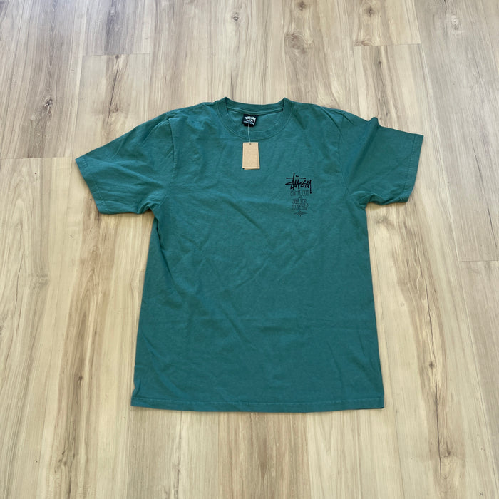 Stussy Swim Out Tee Green