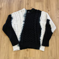 Stussy Tie Dye Fisherman Sweater 'Black'