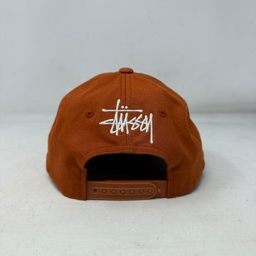 Stussy Vintage S Low Pro Snapback Cap Orange