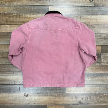 Stussy Washed Canvas Work Shirt Jacket 'Dusty Rose'