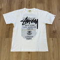 Stussy x BAPE World Tour Tee 'White'