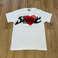 Stussy x CPFM Heart T-shirt White
