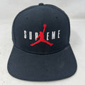 Supreme Jordan 6 Panel Hat Black
