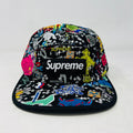 Supreme AOI Embroidered Camp Cap Black