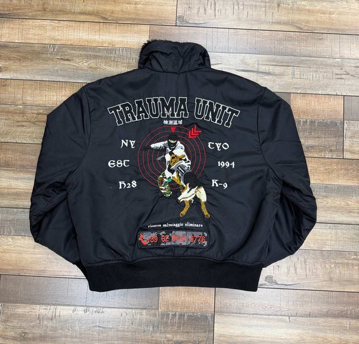 Supreme AOI Nylon Bomber Jacket Black