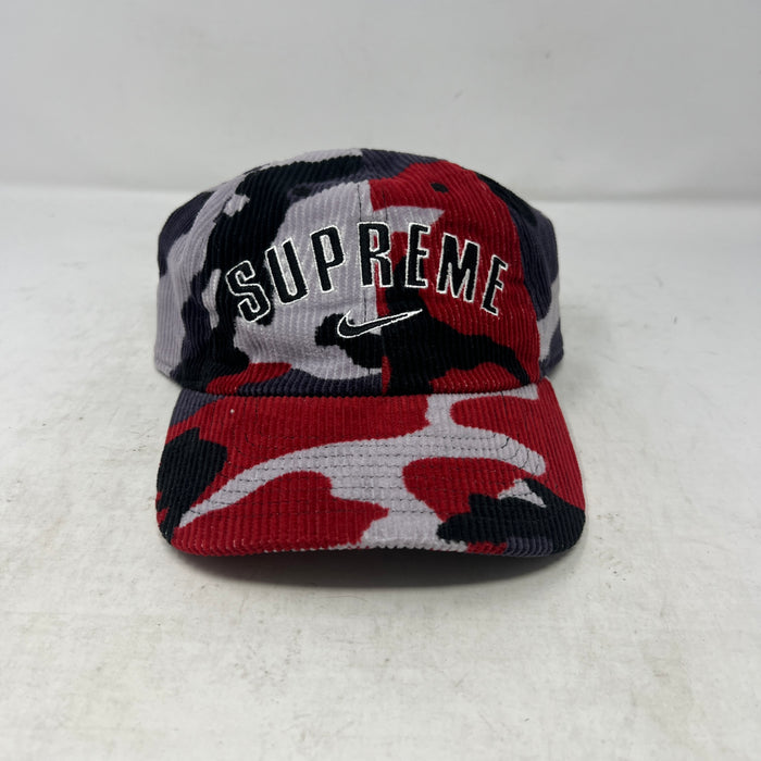 Supreme Nike Arc Corduroy 6-Panel Red Camo