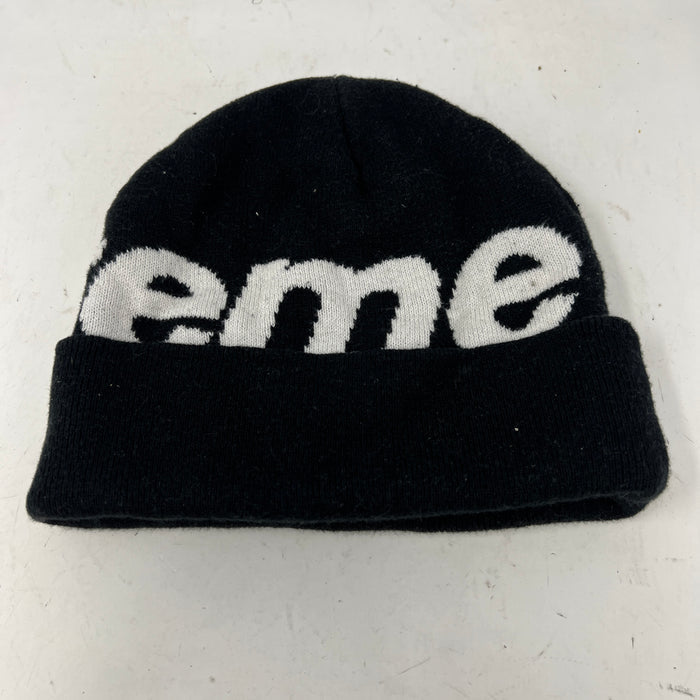 Supreme Big Logo Beanie 'Black'