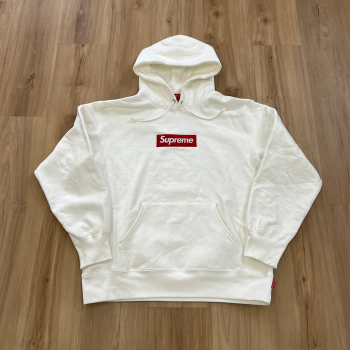 Supreme Box Logo Hooded Sweatshirt (FW21) White