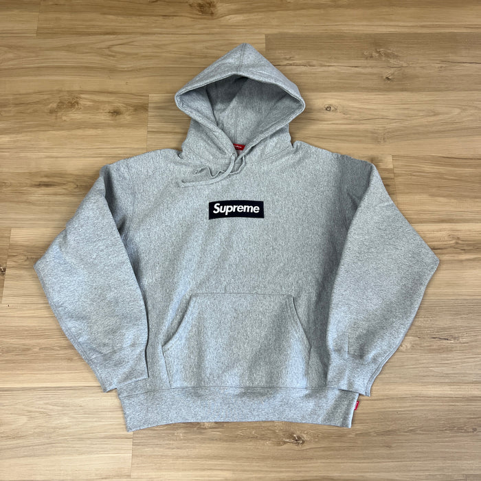 Supreme Box Logo Hooded Sweatshirt (FW25) Heather Grey