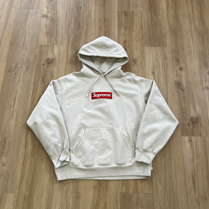 Supreme Box Logo Hooded Sweatshirt Sweatshirt (FW24) Stone