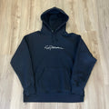 Supreme Classic Script Hooded Sweatshirt Black