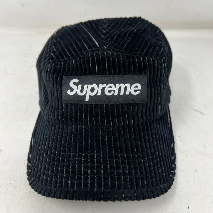 Supreme Corduroy Camp Cap (FW25) Black