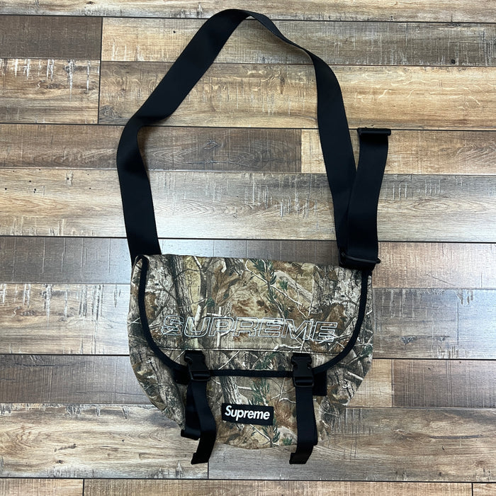 Supreme Denim Messenger Bag Realtree AP Camo