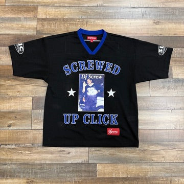 Supreme DJ Screw Football Jersey Black