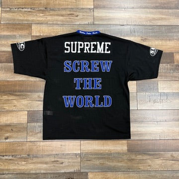 Supreme DJ Screw Football Jersey Black