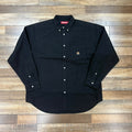 Supreme Flannel Oxford Shirt Black