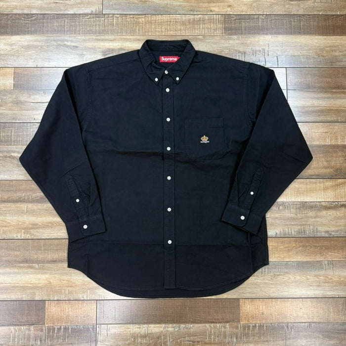 Supreme Flannel Oxford Shirt Black
