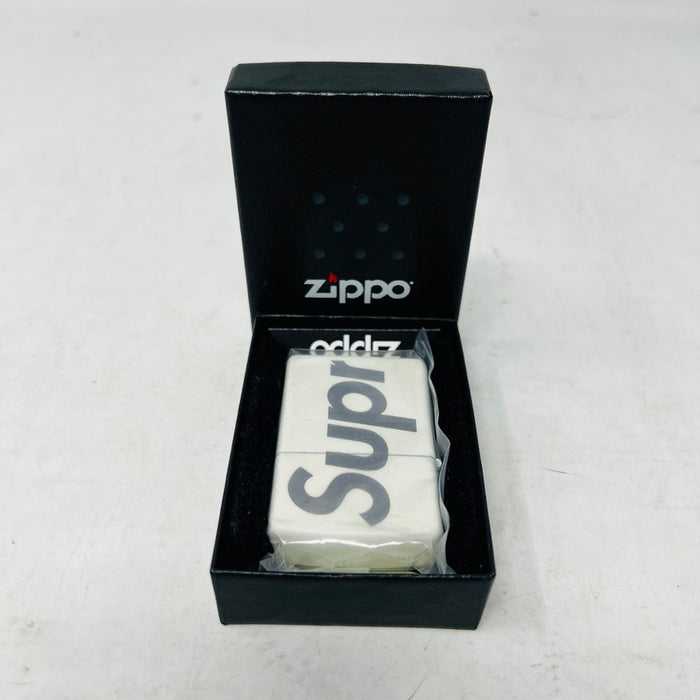 Supreme Glow In The Dark Zippo White