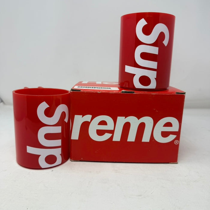 Supreme Heller Mugs (Set of 2) Red