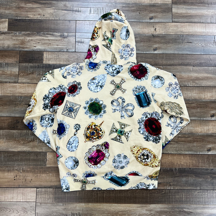 Supreme Jewels Hooded Sweatshirt Cream