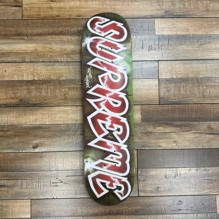 Supreme Lee Quinones Lee Logo Skateboard Deck Red