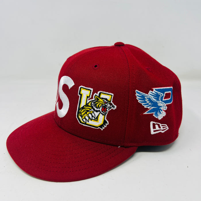 Supreme Mascots S Logo New Era 59Fifty Fitted Cap Red