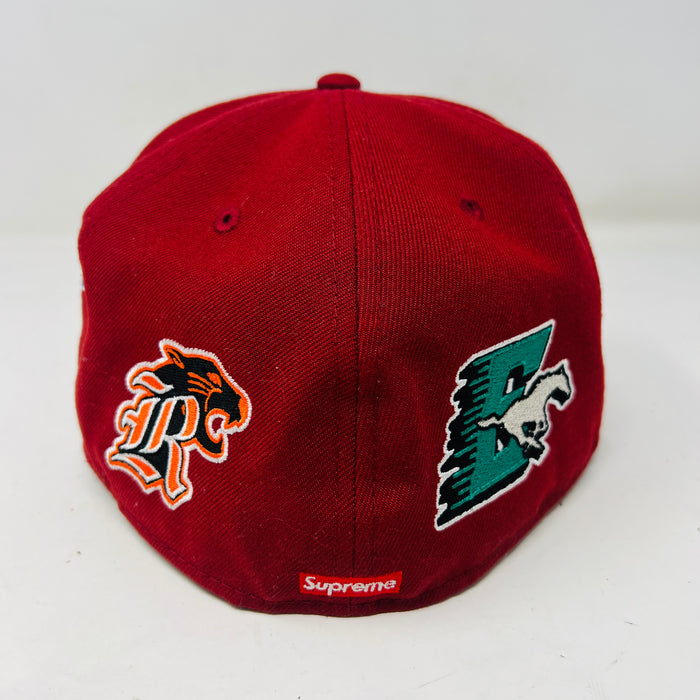 Supreme Mascots S Logo New Era 59Fifty Fitted Cap Red
