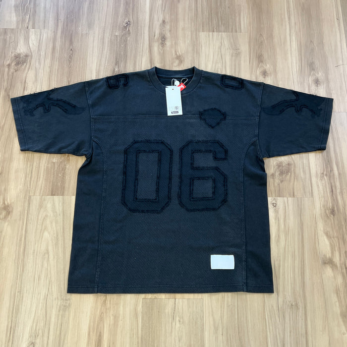 Supreme MM6 Maison Margiela Cotton Football Jersey Black