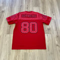 Supreme Monogram Football Jersey Red