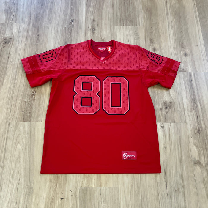 Supreme Monogram Football Jersey Red