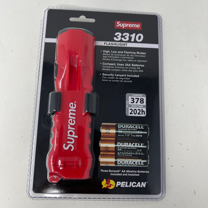 Supreme Pelican 3310PL Flashlight Red