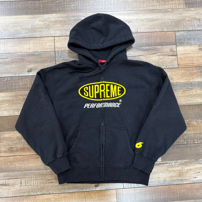 Supreme Performance Zip Up Hooded Sweatshirt Black