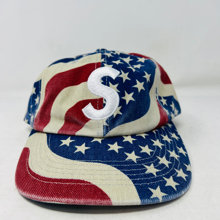 Supreme Pigment Coated S Logo 6-Panel 'Flag'