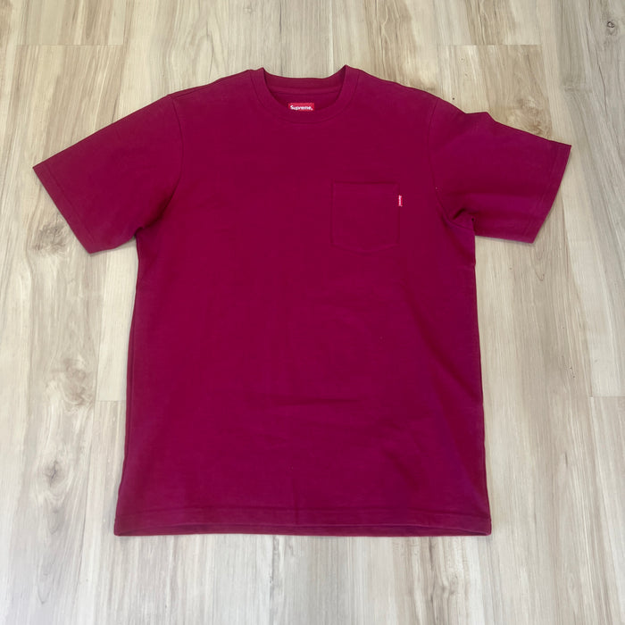 Supreme Pocket Tee Cranberry