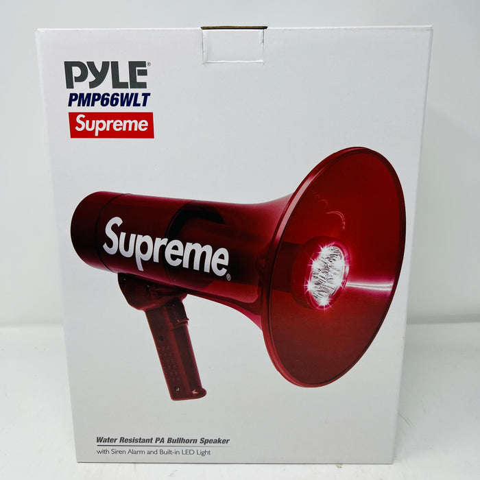 Supreme Pyle Waterproof Megaphone Red