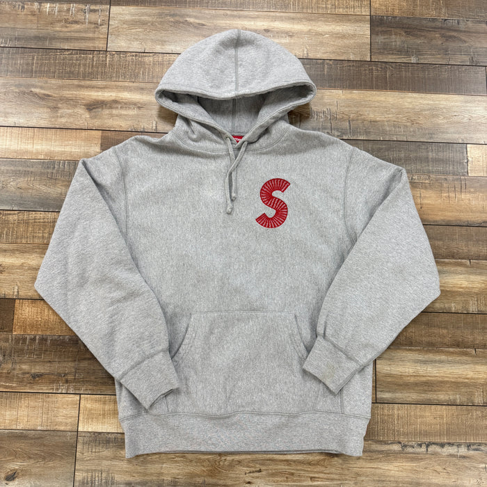 Supreme S Logo Hooded Sweatshirt (FW20) Heather Grey