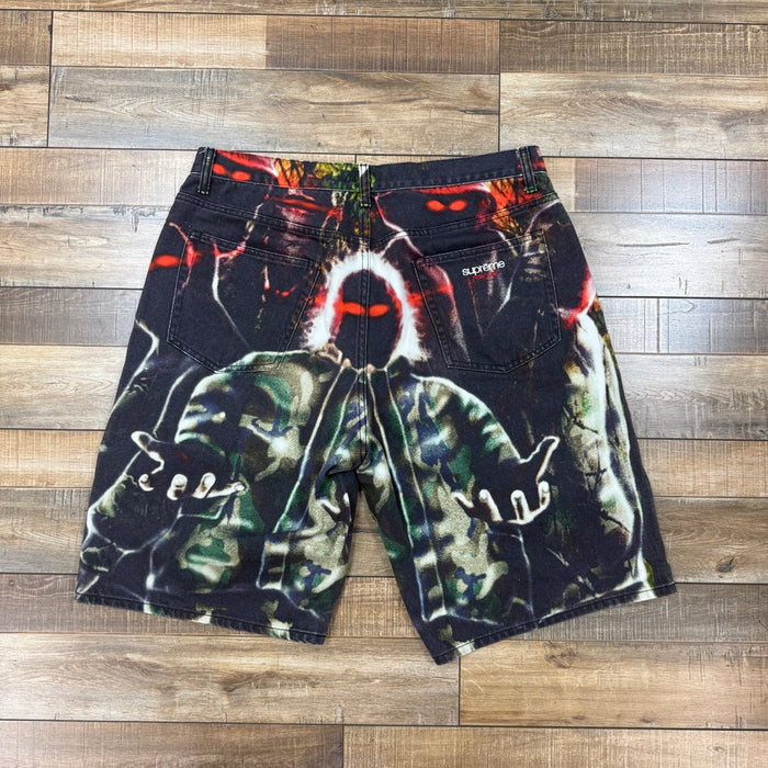 Supreme Shadows Baggy Denim Short Multicolor