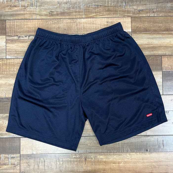 Supreme Small Box Baggy Mesh Short (SS25) Navy