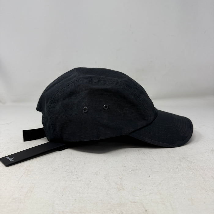 Supreme Stone Island Reactive Ice Camo Ripstop Camp Cap Black