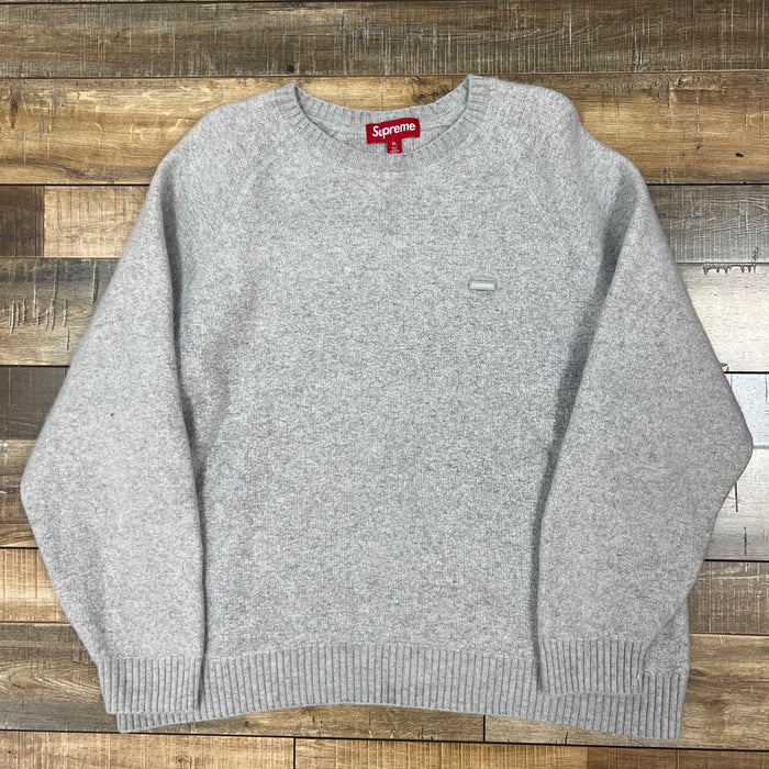 Supreme Terry Small Box Sweater Heather Grey