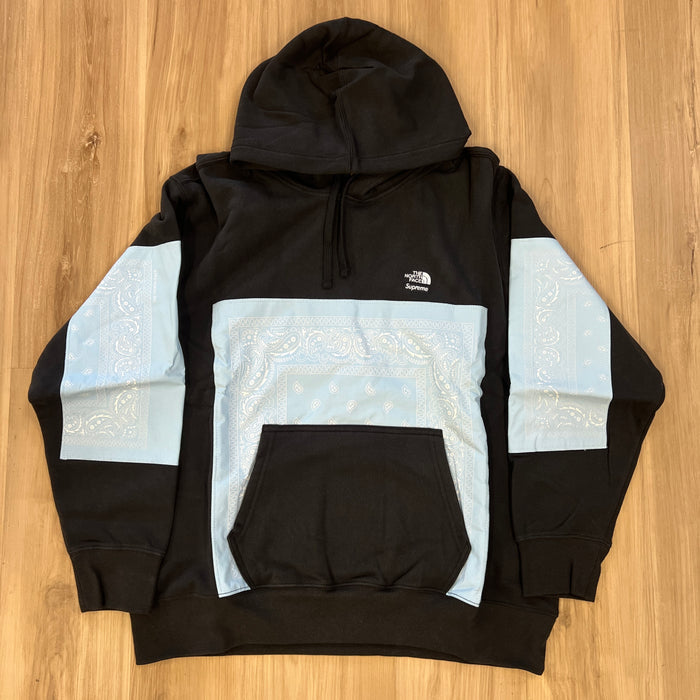 Supreme The North Face Bandana Hooded Sweatshirt Black