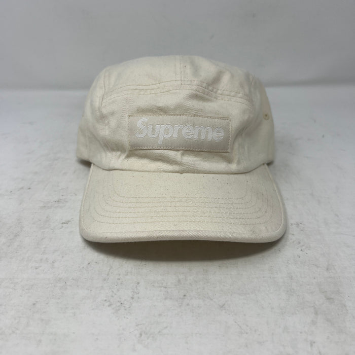 Supreme Washed Chino Twill Camp Cap WHITE
