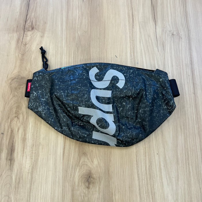 Supreme Waterproof Reflective Speckled Waist Bag Black
