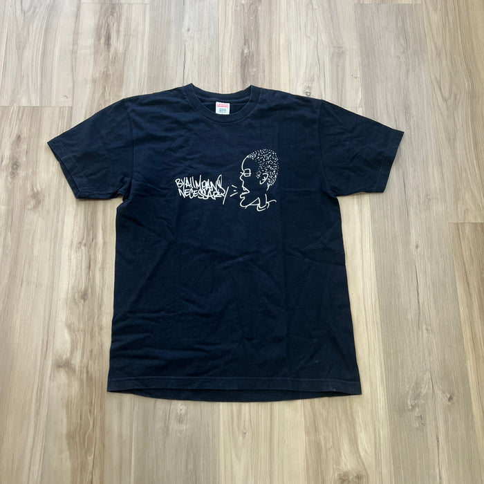 Supreme x KRS-One By Any Means Necessary Tee Black FW14