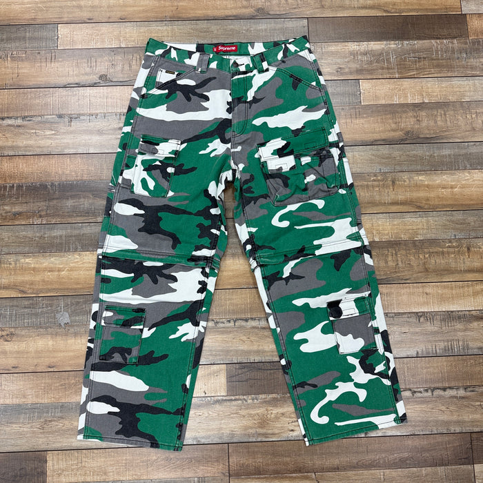 Supreme Zip-Off Utility Pant Green Camo